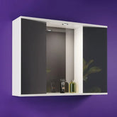 SPECCHIERA BAGNO DUE ANTE E FARETTO INTEGRATO MODELLO DIAGONAL